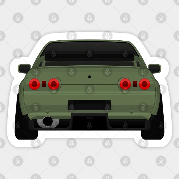 R32 rear Green Sticker by VENZ0LIC